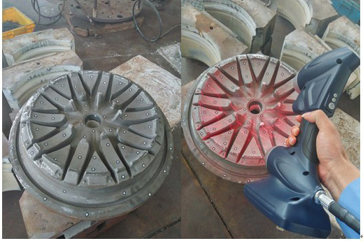 车轮毂模具检测案列